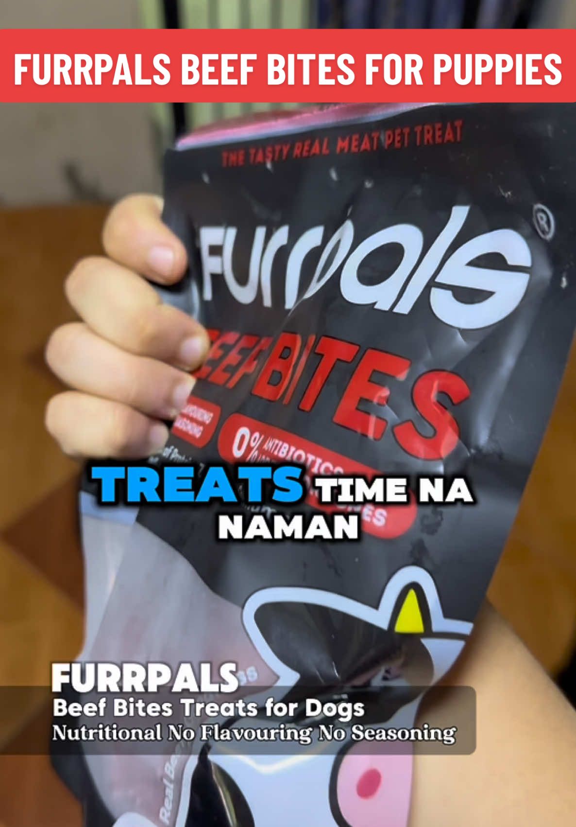 FURRPAL BEEF BITES 500G FOR DOGS DOG TREATS #dogtreat #doglover #beefbites #labrador #dogsnacks #fyp 