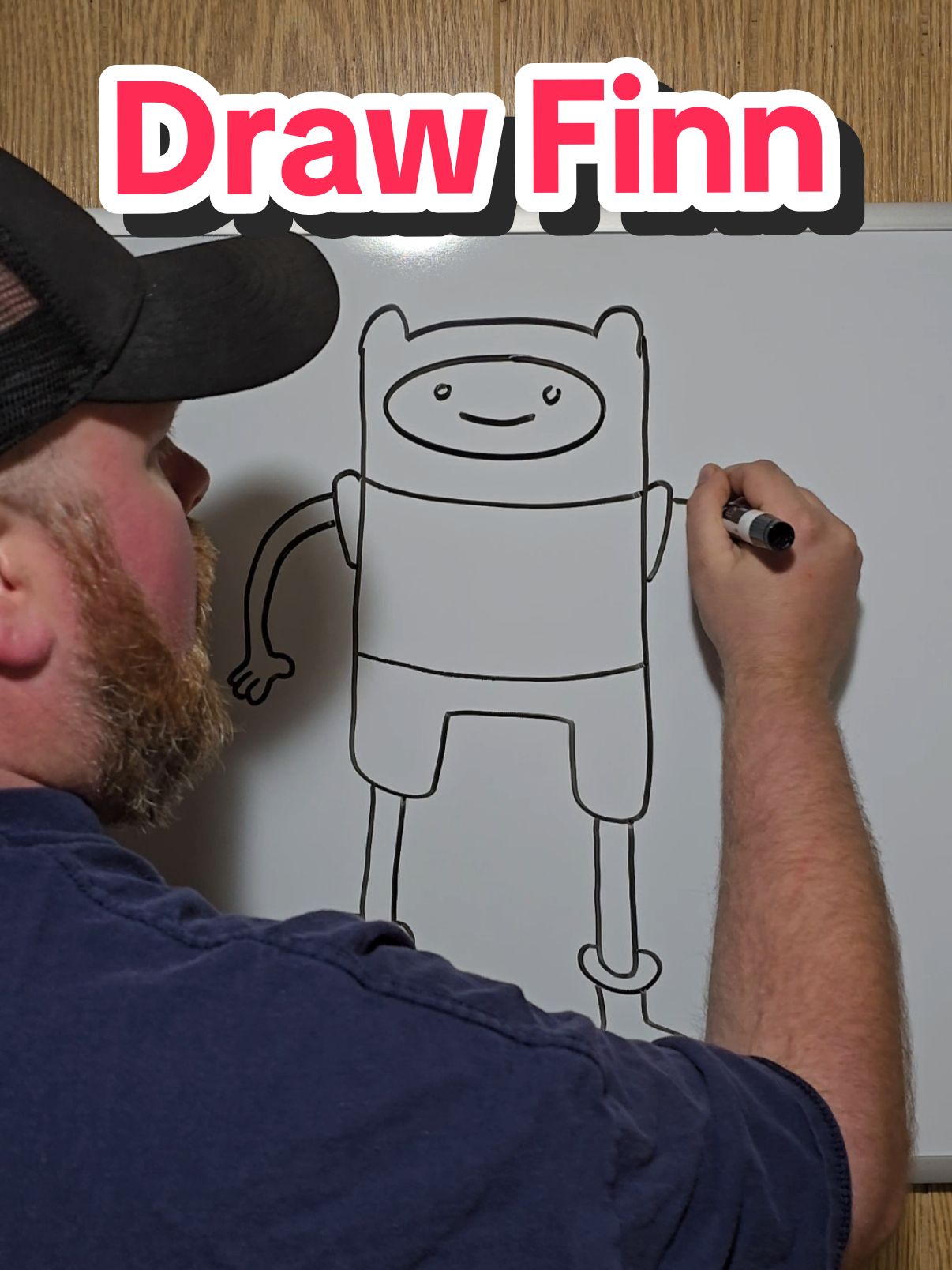 how to draw Finn from adventure Time