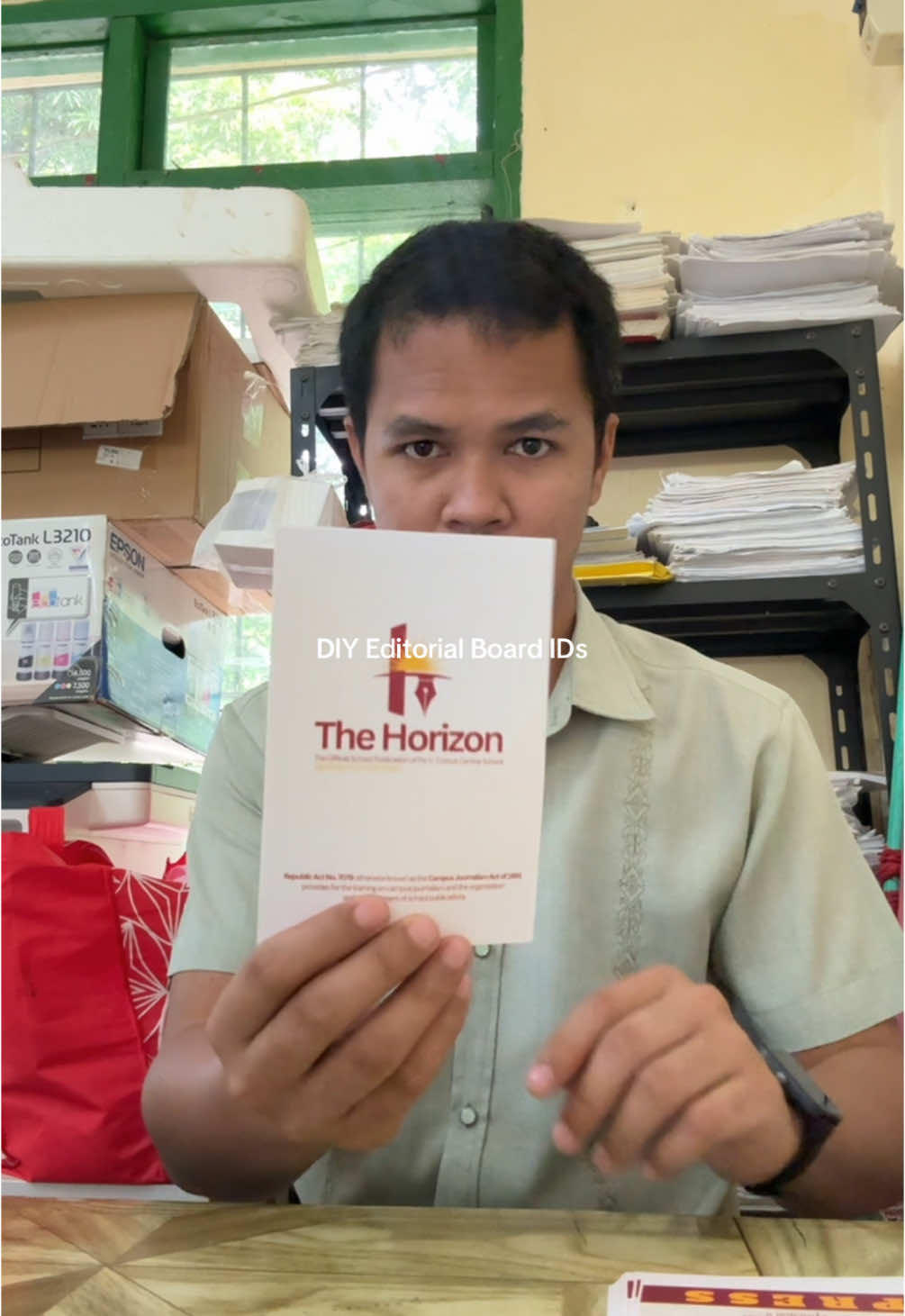 DIY Editorial Board ID #campusjournalism #schoolpaperadviser #dspc #rspc #nspc