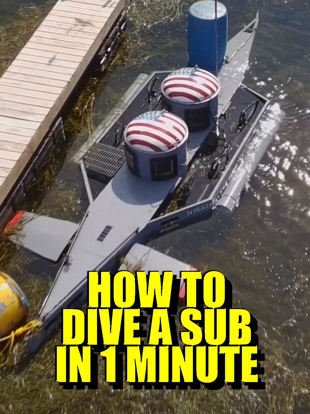 How to Dive A Submarine (V2) #submarine #scuba #scubadiving #underwater #adventure