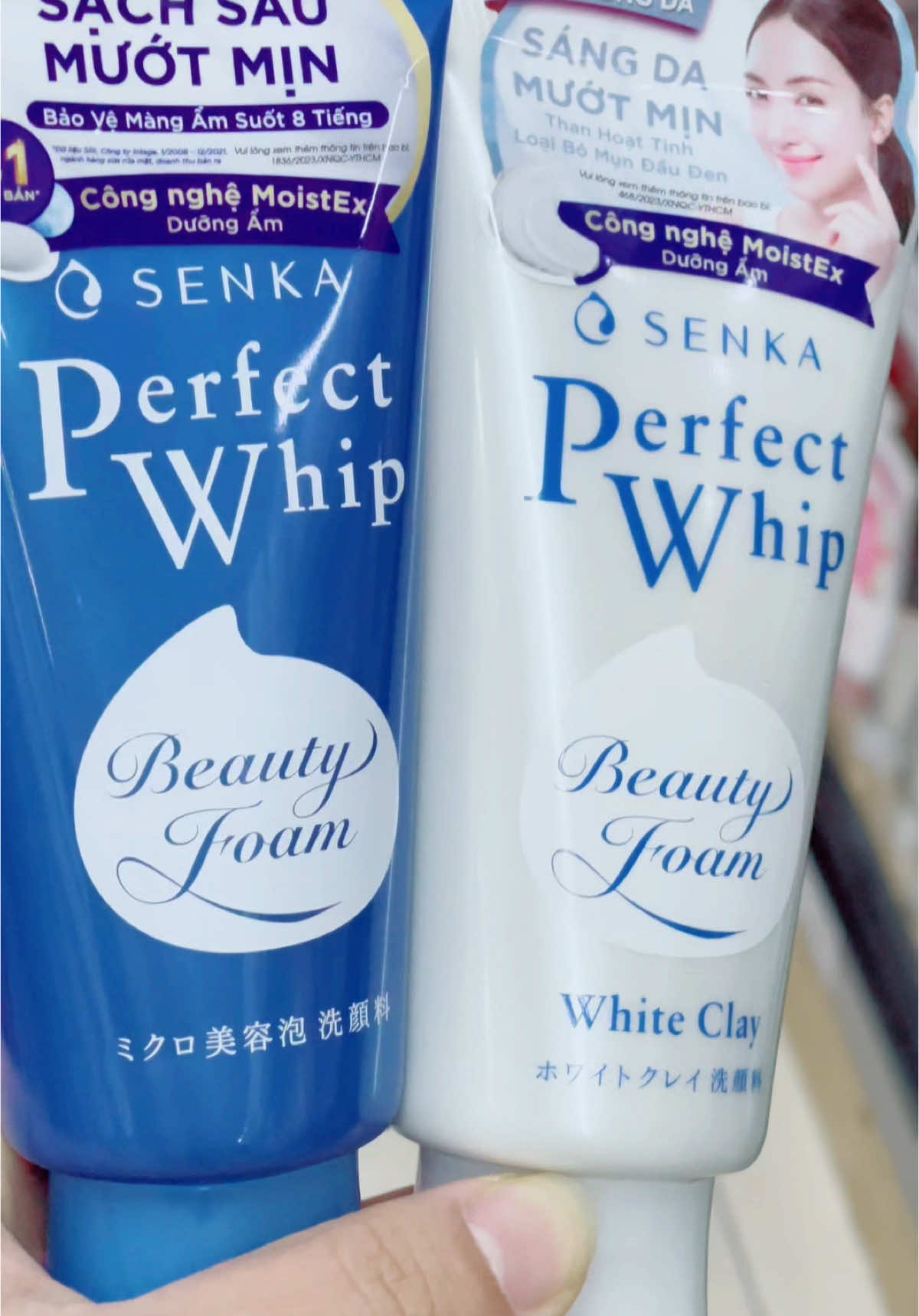 Sữa rửa mặt SenKa Perfect Whip tạo bọt chiết xuất tơ tằm trắng 120g - Dưỡng ẩm tự nhiên , da sáng mịn, mềm mịn cho da. #mypham #suaruamat #trangda #thom #antoan 