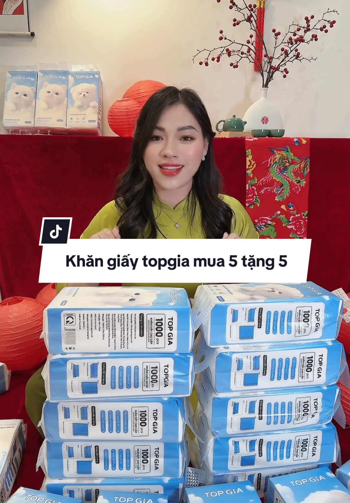 Mua 5 tặng 5 giá không đổi, topgia nay chơi lớn mọi người ơi, khăn giấy mới có ưu đãi được 10 bịch luôn mà chỉ có 1xx, mọi người săn lẹ đón tết nhaaa #xuhuong #muataitiktok #khangiay #khangiaytopgia #khangiayrut #khangiaycaocap #khangiaytreotuong #khangiayruttreotuong #giayrut #giayruttopgia #giayrutnoidiatrung 