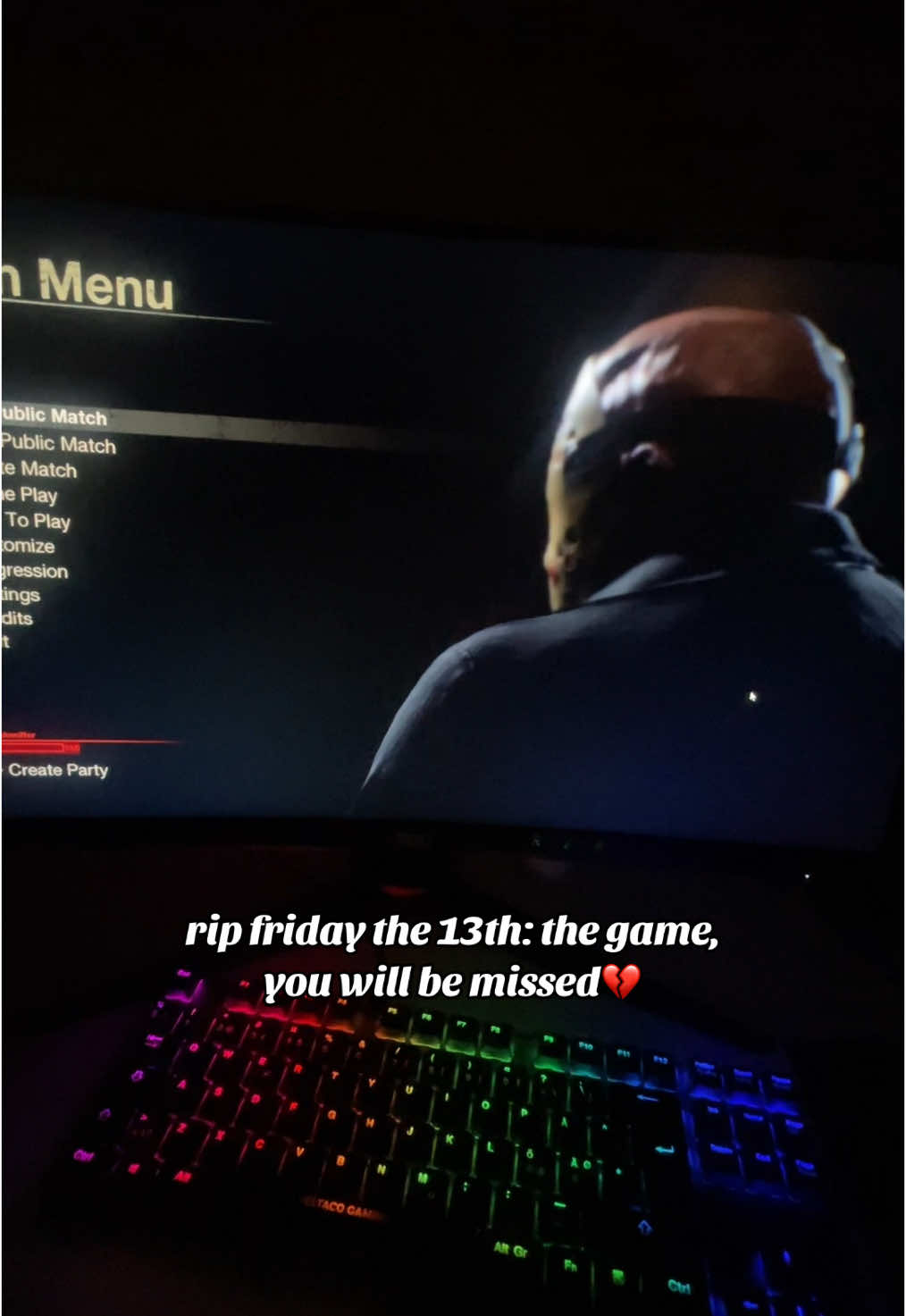 actually crying, i had completely forgotten that i had this game and now it’s only playable for 3 more weeks💔 all sessions are so dead, no one plays it anymore:( #fridaythe13th #fridaythe13ththegame #fyp 