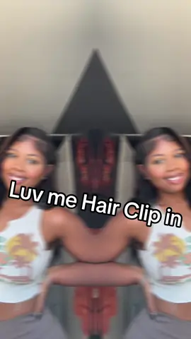 Theee most gorgeous clip ins @Luvmehair DETAILS: Yaki Straight texture  #luvme #luvmehair #Luvmeclipin #clipinfornaturalhair #seamlessclipins #tiktokshopbacktoschool