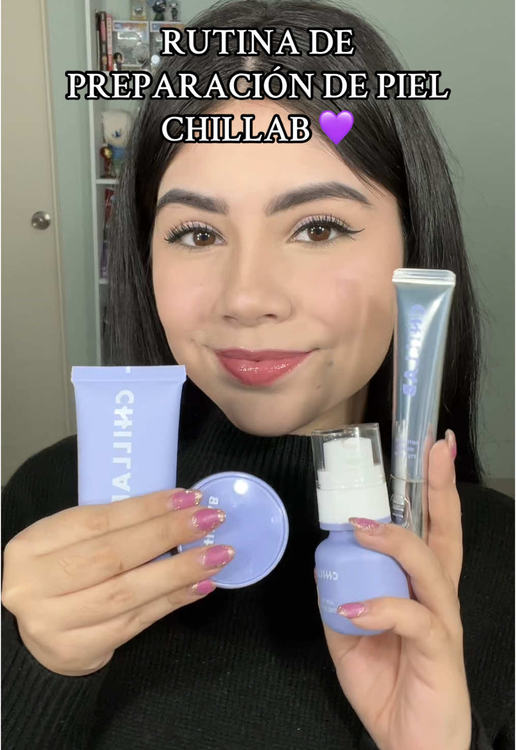 AMÉ TODO 😍💜 @CHILLAB CUENTA OFICIAL @CHILLAB   #chillab #chillabmexico #chillabmx #chillabskin #skincare #skincareroutine #skincareproducts #skincaretiktok #makeup #makeupartist #nanytrevi #lipoil #primer #eyecream #eyemask #facecream #koreanbeauty #blush #cushionblush #blushcushion 