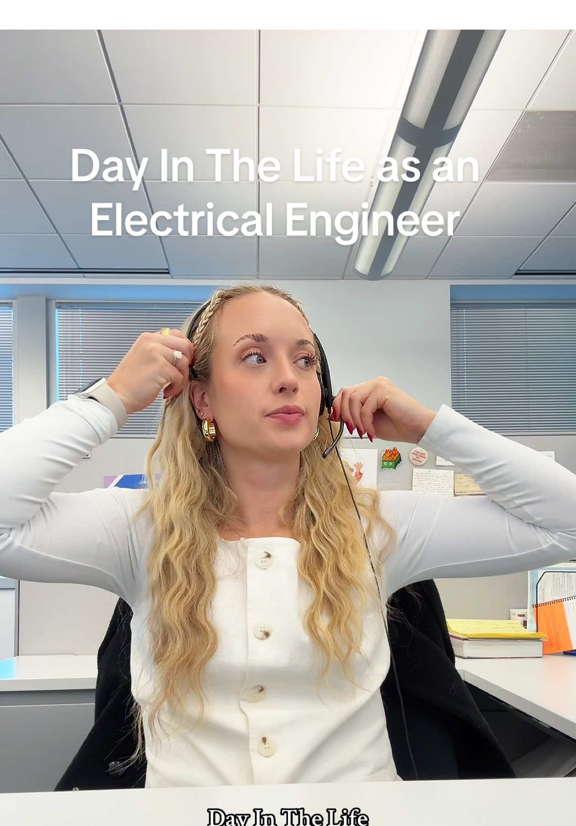 Happy Wednesday! Big 8 hour design review with the client today on my big project! Spoiler alert they were really happy with my submittal :) #electricalengineering #engineering #womeninstem #womeninengineering #dayinmylife #dayintheoffice #officelife #fyp 