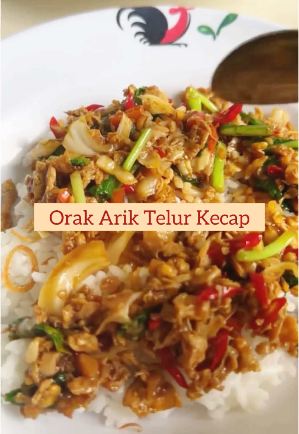 Orak Arim Telur Kecap #masakansimple #fypシ #resepmasakan 