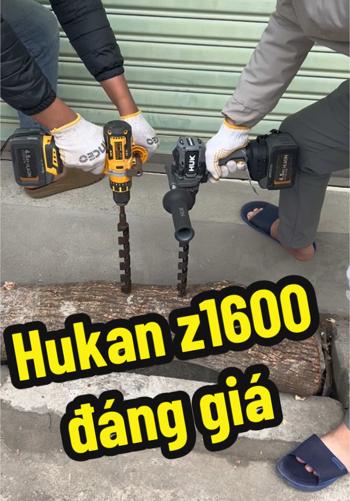 Thân hukan z1600 khoẻ thật sự ae ạ #khoanpin #khoanpinhukan #maykhoanpin #maykhoanpincamtay 