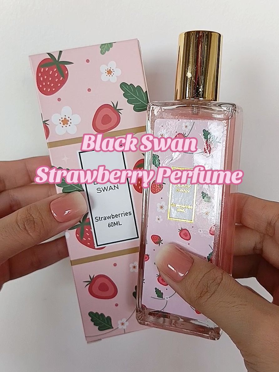 if u wanna smell like strawberry, try this Black Swan Strawberry Perfume #blackswan #blackswanperfume #strawberry #strawberryperfume #perfume #perfumetiktok #fyp #fypage #trending #viral 