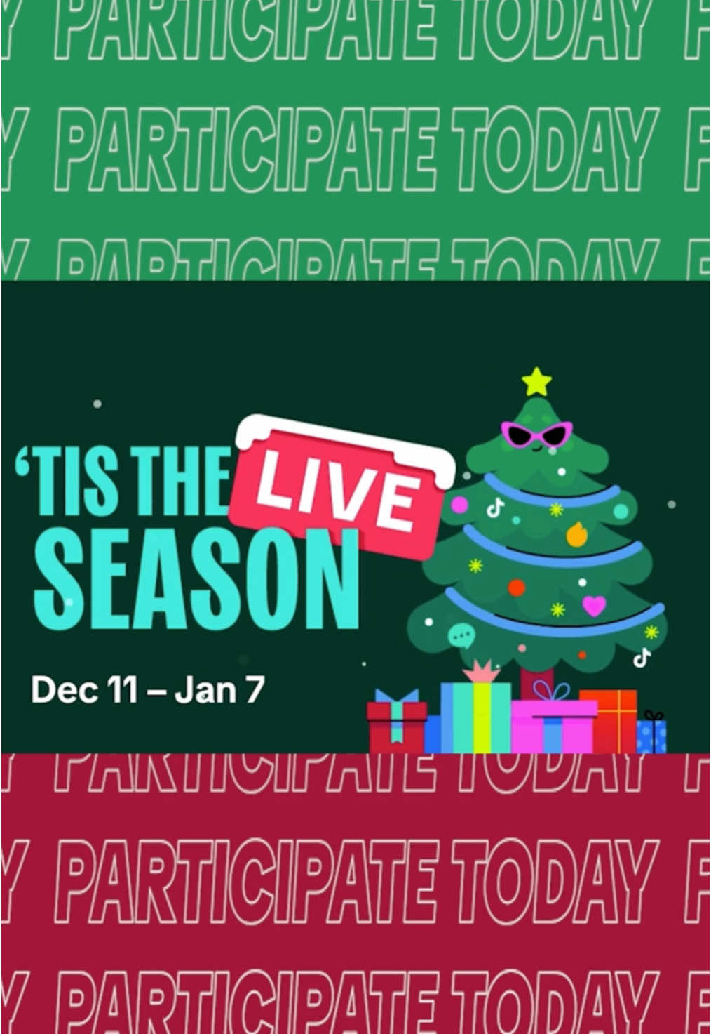 It’s the most wonderful time of the year! ❄️☃️ Participate in ‘Tis the LIVE Season’— a multi-week celebration filled with festive cheer! 💙🙌 Link in bio for details. 🔗