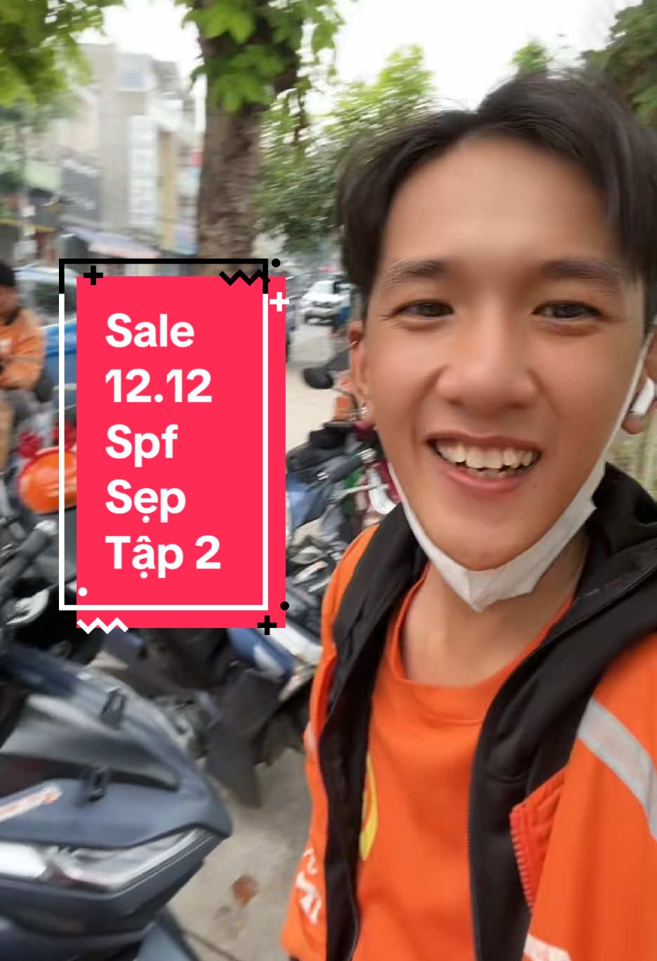 Sale 12.12 mấy bạn cập nhật tình hình đi ... #shipperthocon #shopeefood #spf #shipper 