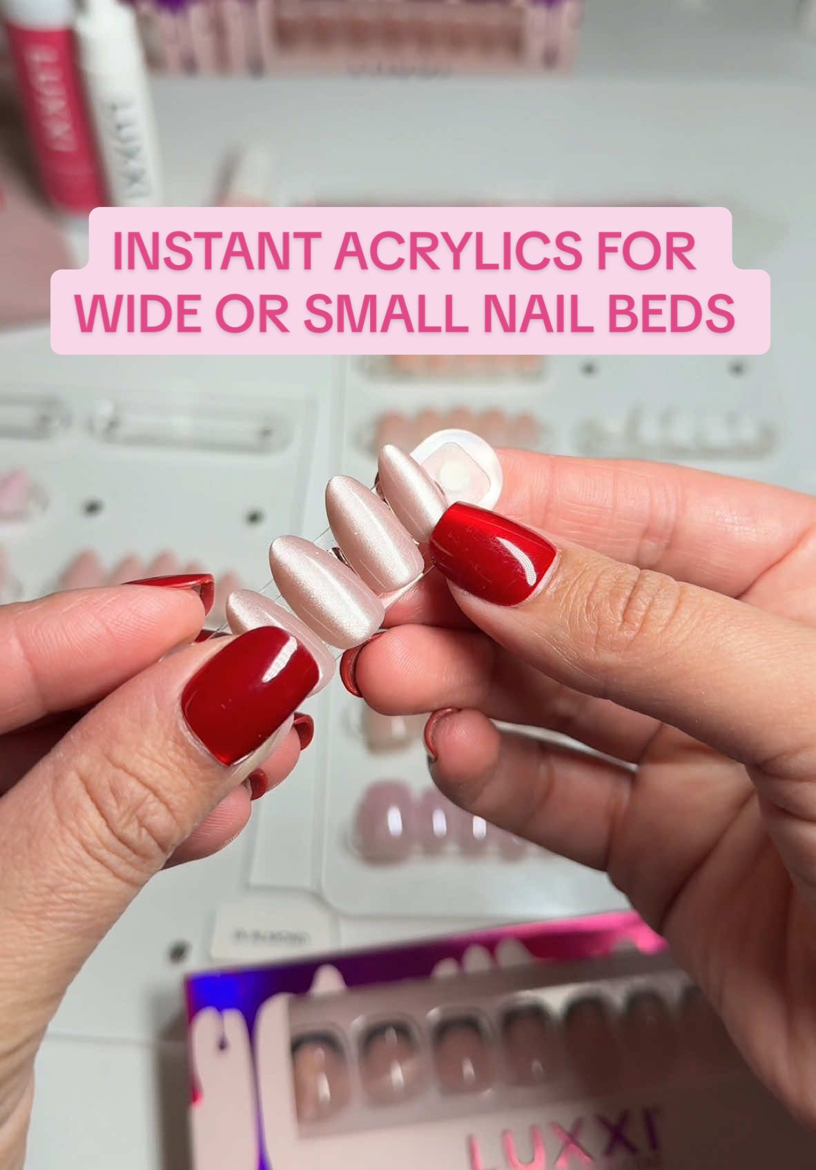 Replying to @Sereniti A. Bradley  #instantacrylics #pressonnails #strongestpressonnails #diynails 