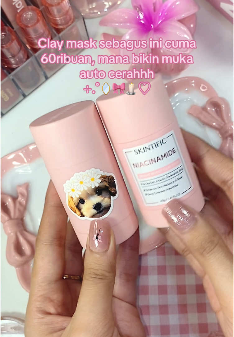 Niacinamide Clay Stick dari SKINTIFIC emang sebagus itu sih💞 harganya affordable plus isinya jg banyakkk😭💖 #claymask #claymaskskintific #skintific #skintificskincare 