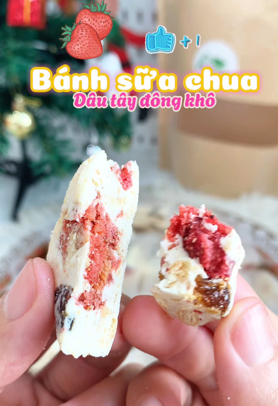 Bánh sữa dê dâu tây dẻo mềm chua ngọt thơm vị bơ sữa và dâu tây. Bạn đã thử???✨🍓✨🍓✨ #banhsuadedautaydongkho #banhdinhduong #banhdautay #banhsuadedautay #bánh #banhkeotet #cake #anvat #tiktokshop1212 #salevuichotnam #food #foodtiktok #foodreview #LearnOnTikTok 
