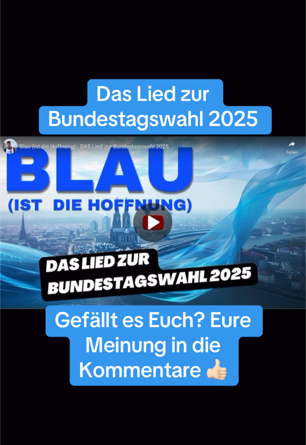 #wahlkampf #2025 #deutschland #mutzurwahrheit #afd #ampelmussweg #neuwahlen #kanzler #blau 