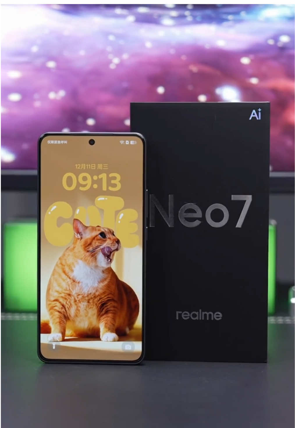 Mặt trước nó đẹp quá #realme #realmeneo7 #chaureview #unboxing 