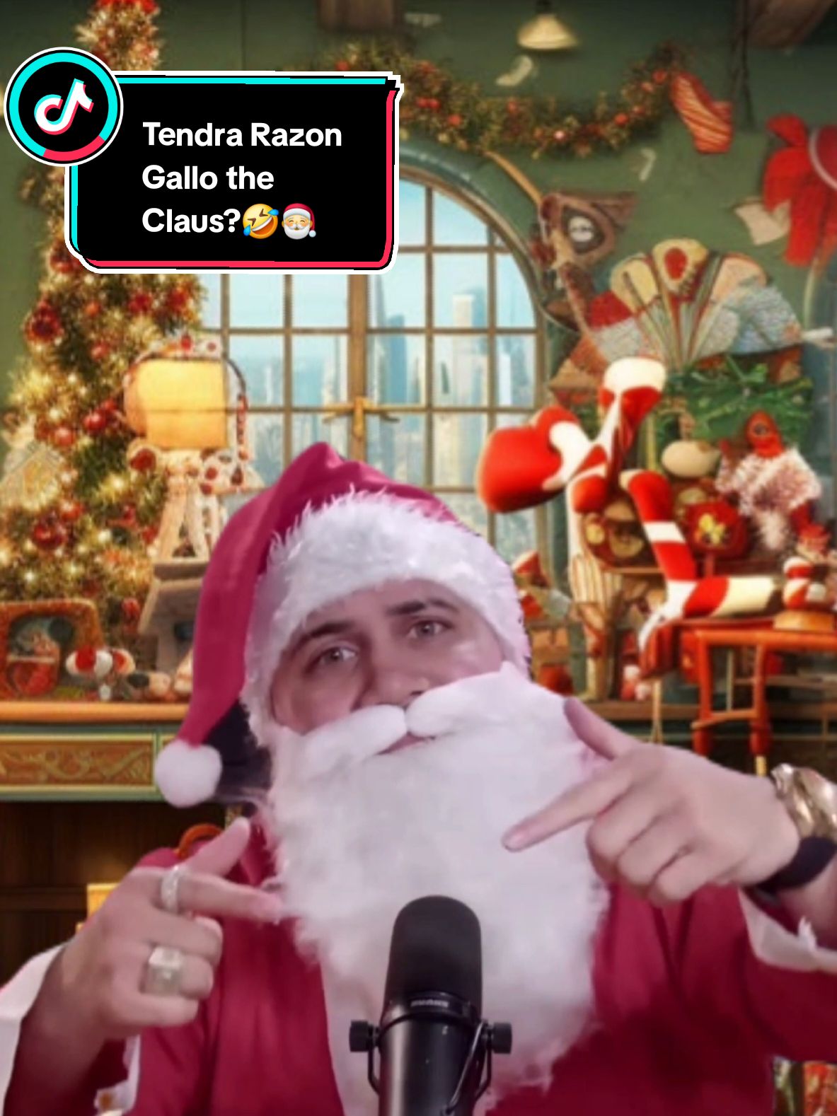 Tendra Razon Gallo The Claus? jajaajajajajaj🤣 que ustedes opinan?  #chenteydrach #viral #tiraera #puertorico🇵🇷 #gallotheproducer #navidad #sanjuanpuertorico 