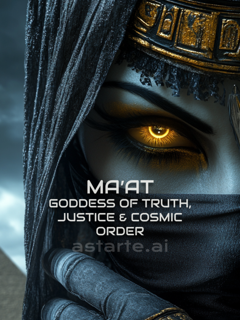 MA'AT: The Ancient Egyptian Goddess of Truth, Justice, and Cosmic Order #ai #aiart #klingai #midjourney #aigrnerated #aigeneratedvideos #aitok #4k #hd #fypシ゚viral #foru #flypシ #foryourepage #viral #egypt #pyramid #avatar #god #pharaon #goddes #god #sekhmet #war #astarteai #maat #goddess #truth #justice #cosmic #order