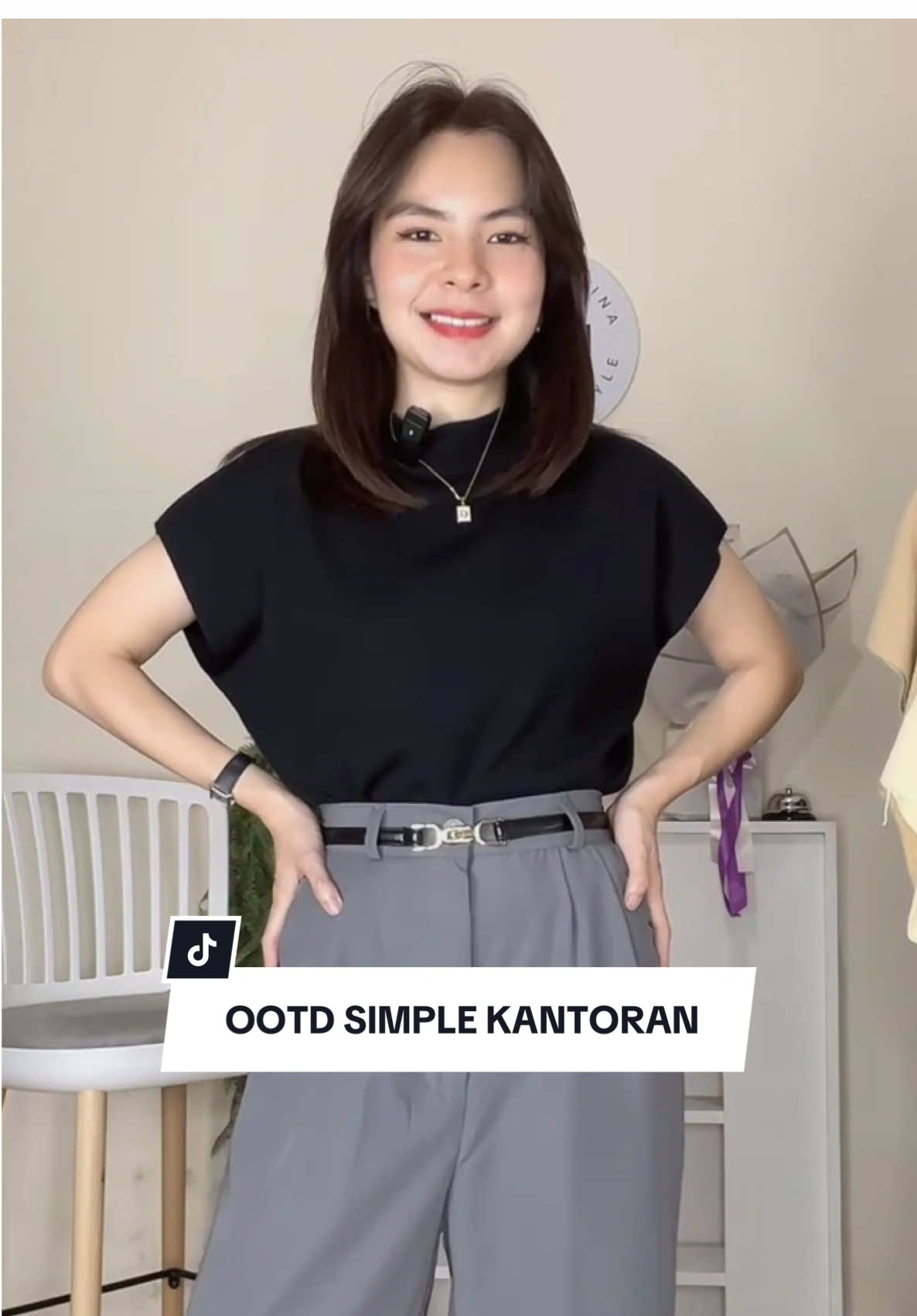 Back to Basic office ootd #ootdinspo #officeoutfit #celanakulot #outfitideas #OOTD