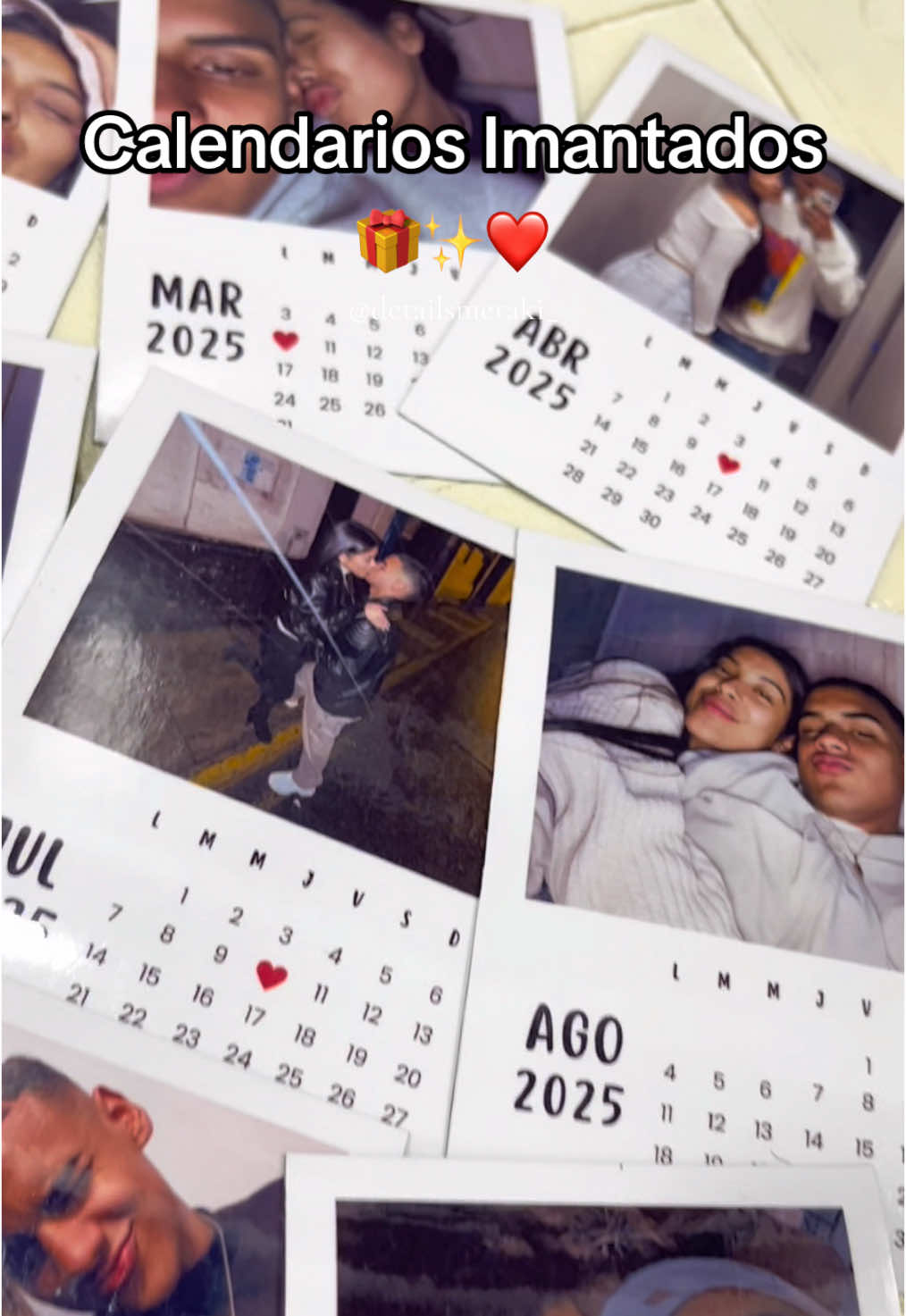 Calendarios Imantados!! 😍❤️ son personalizadas a tu manera 🥰 solicitalo ahora! Ig: detailsmeraki_ 🧸 #calendariosimantados #calendarioimantado #fotosimantadas #fotospersonalizadas #regalonavidad #regalospersonalizados #detallesdeamor #calendario2025 