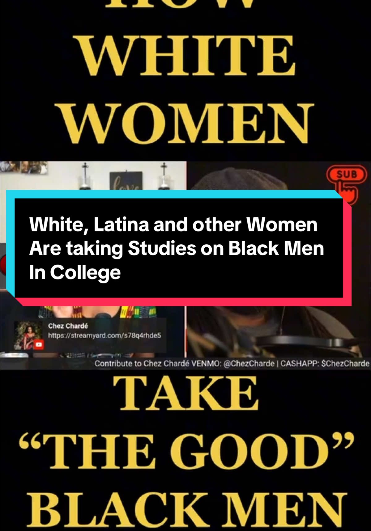 White, Latina and Other Women are taking classes in college to know and understand black Men #dating #blackmen #blackman #men #man Credit: @chezcharde Check her page Men