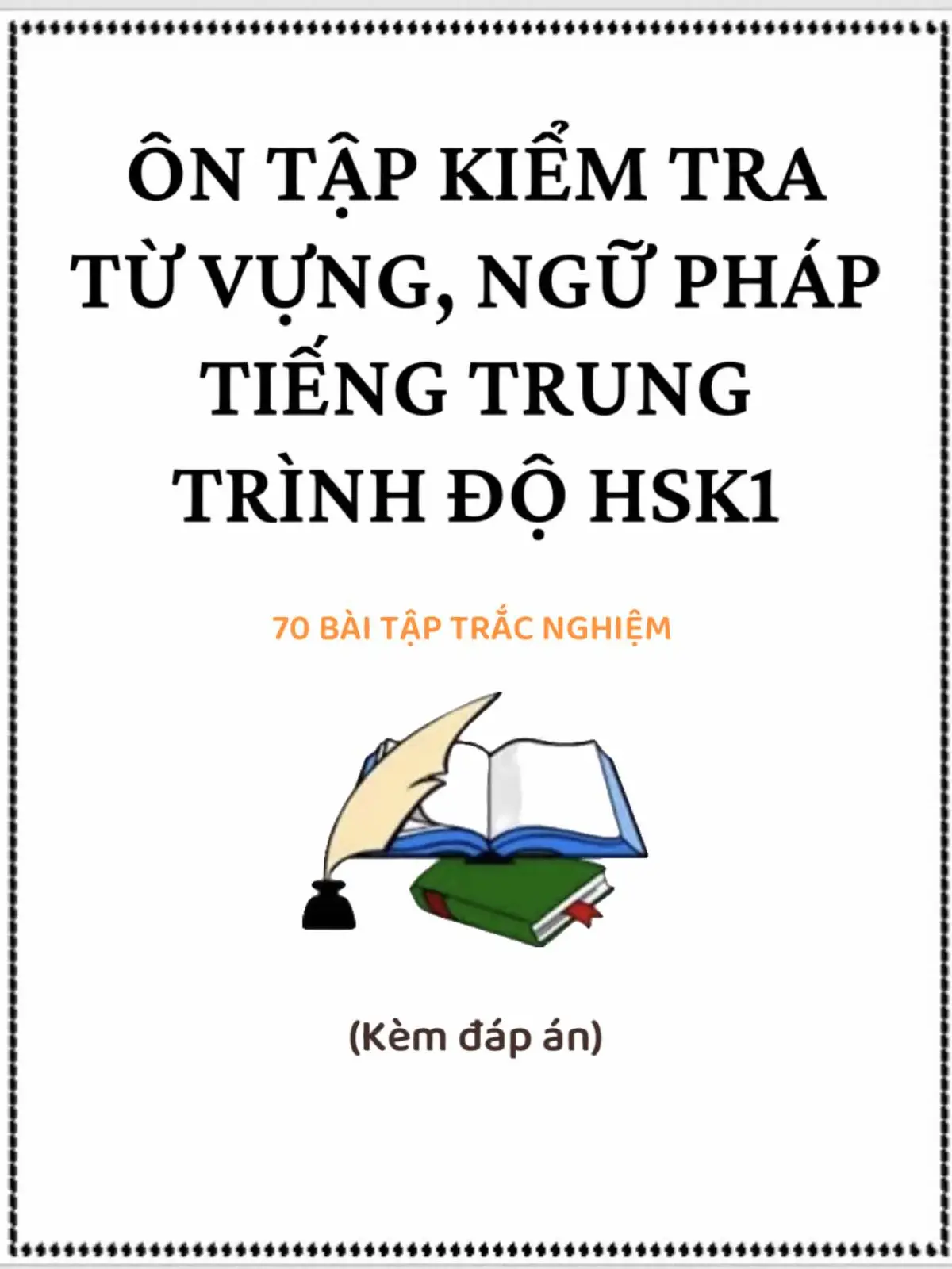 Bài tập trắc nghiệm ôn tập từ vựng, ngữ pháp tiếng Trung trình độ HSK1 (Kèm đáp án) #xuhuongtiktok #xhuong #xh #hoctiengtrung #fyp #tiengtrung #hsk #hsk1 