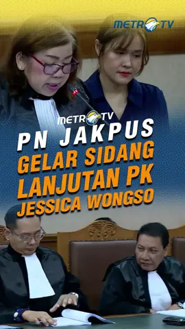 Sidang lanjutan permohonan Peninjauan Kembali (PK) Jessica Kumala Wongso digelar di PN Jakarta Pusat, Kamis (12/12). #tiktokberita #tiktokmetrotv #jessicawongso #berita #terkini #metrotv #beranda #viral #fyppppppppppppppppppppppp #2024 #foryou