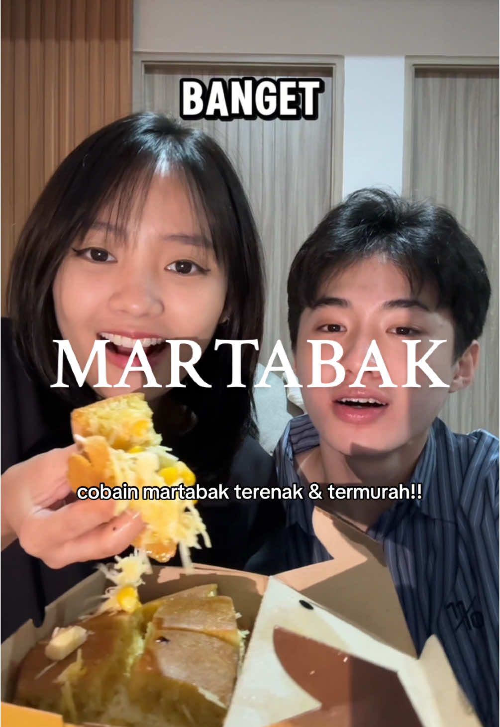 gilaa sih ini martabak 🤤🫶🏻#couple #couplestiktok #martabak #couplegoals #Relationship #lalaken 