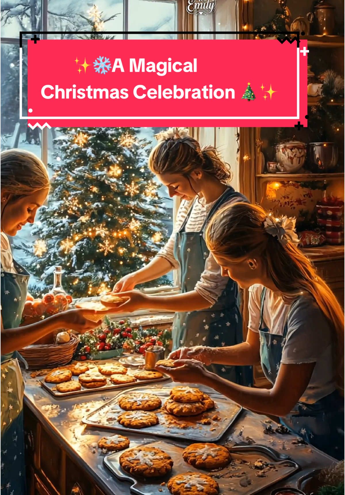 ✨❄️🎄Step into a world where Christmas magic comes alive! From a cozy kitchen filled with the scent of freshly baked cookies 🍪 to a snow-covered home glowing with festive lights, every moment captures the spirit of the season. Let's celebrate joy, warmth, and togetherness as families bake, decorate, and create unforgettable memories! 🎅❄️🌟 ❓ What do you think of this Christmas-themed video? 🌟 What kind of holiday moments would you like to see next? Let me know in the comments! ⬇️   #ChristmasMagic #FestiveSeason #HolidayVibes #WinterWonderland #CozyChristmas #ChristmasBaking #HolidayDecor #FamilyTraditions #SnowyDays #SeasonOfJoy #livewallpapers #emilylands #emilysland #emilys_lands #wallpaper#livewallpaper#4kwallpaper #hdwallpapers #fyp#public #screen