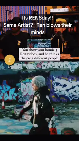 It's RENSday!! Most don't know how versatile he is. love him.  Is this the same #artist? #ren  #rappers ##singersongwriter #storyteller #rengill #renmakesmusic #hiren #RENagade