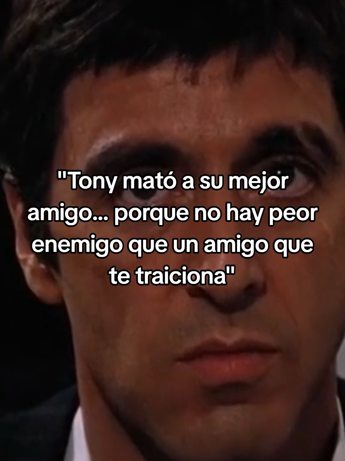 No hay peor cosa como que te apuñalen por la espalda... #traicion #falsos #tonymontana #traidor #venganza 