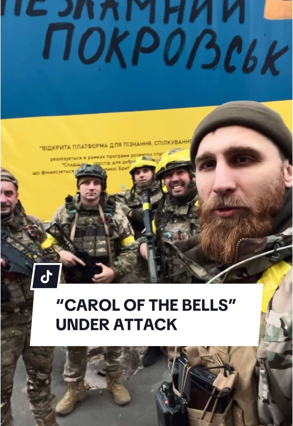 Motherhood of “Carol of the Bells” is now under attack #carolofthebells #shchedryk #leontovych #cristmas #merrychristmas #pokrovsk #donetsk🇺🇦region #ukraine #usa #cristmasiscoming #cristmas🎄 