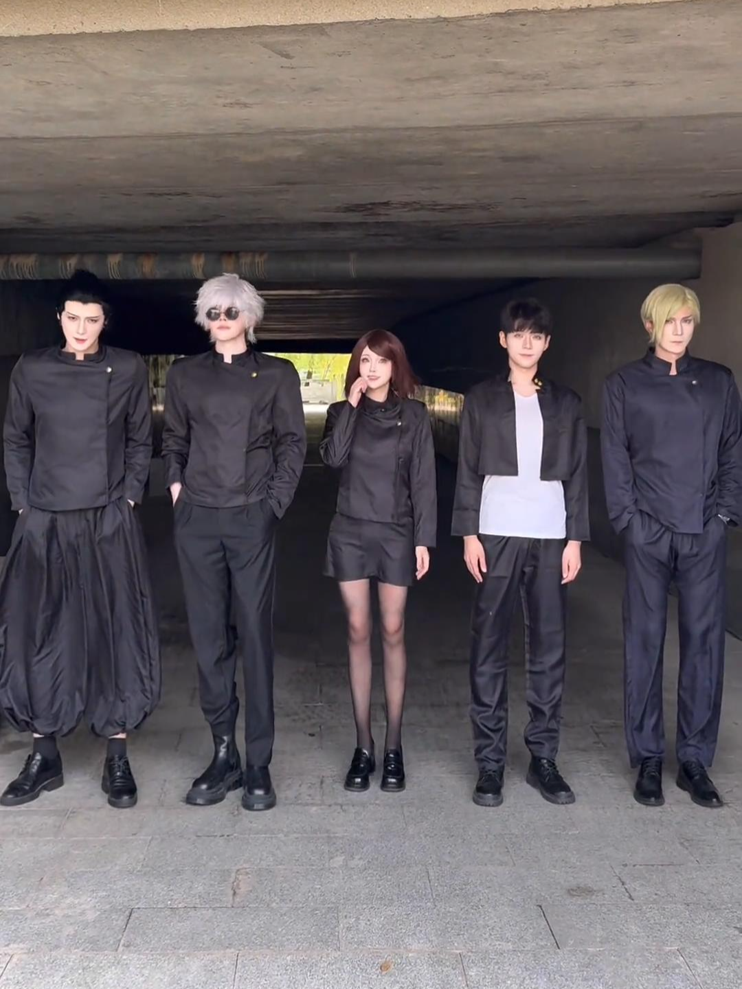 Jujutsu Kaisen cr:肉哥三缺一 #animes #manga #game #movie #makeup #fyp #jujutsukaisen #gojo #geto #shoko #nanami #cos #cosplay #cosplayer #cosplaygirl