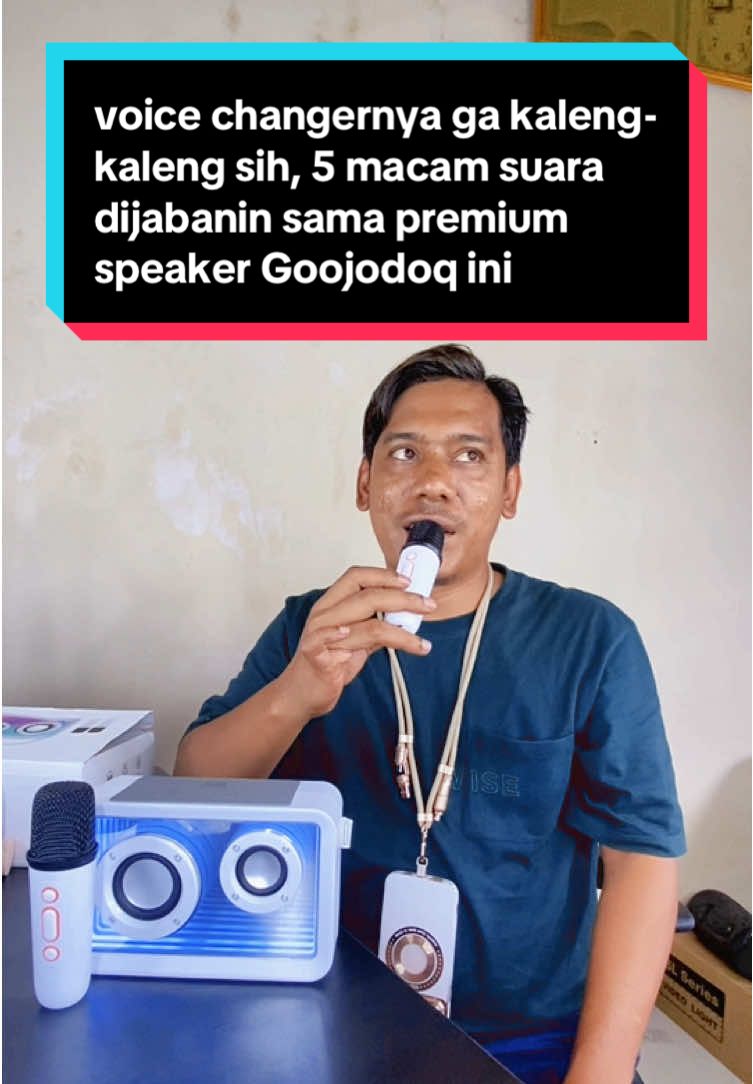 Membalas @Miss Outfit udah suaranya kenceng super ngebass, voice changernya juga jago banget #speakergoojodoq #speakerbluetooth #speakermurah #megaguncang1212 #gebyarbelanjadesember 