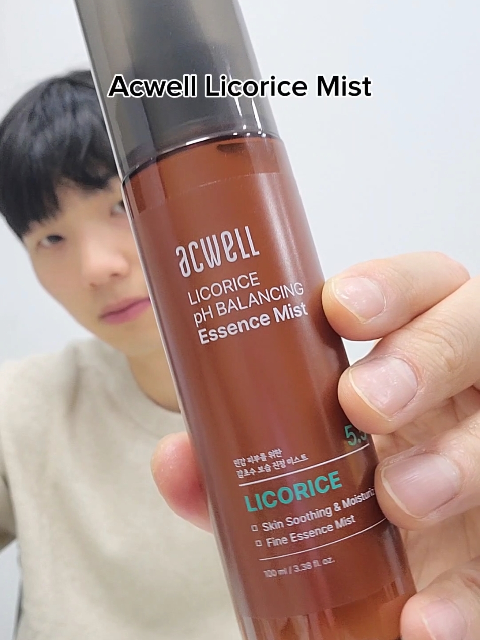 Experience deep hydration and brightening with Acwell's Licorice Essence Mist. Achieve radiant, dewy skin effortlessly! @acwell_official  #acwell #LicoriceEssenceMist #Mist #kbeauty #skincareroutine #hydration #brightening #dewyskin #glassskin #koreanskincare #beautyessentials 