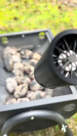 You no longer have to worry about taking too long to light a fire#turbofan #BBQ 