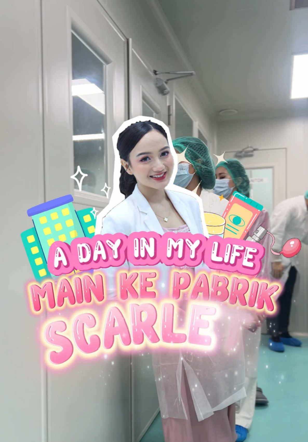 A day in my life main ke pabrik @Scarlett Whitening Official 💖 Seru banget di factory visit ini aku jadi tau seluk beluk pembuatan produk scarlett yang canggih banget, nambah insight baru deh🩷 #scarlettbeautyecosystem 