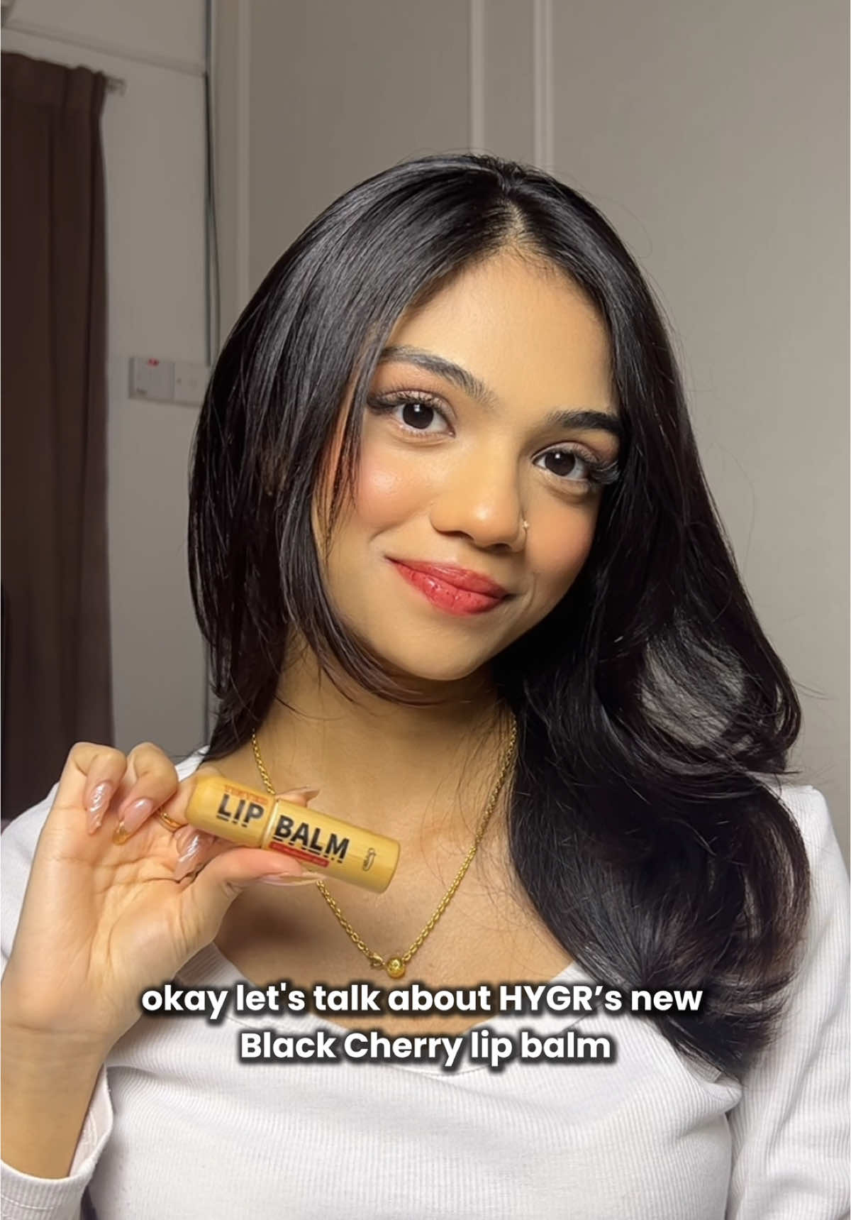 The Black Cherry Lip Balm has officially launched today 12/12 ! 🖤🍒 Hurry and grab yours now! @Hygr Bestie @HYGR #makeup #makeuptutorial #fyp #tiktokmalaysia #beauty 