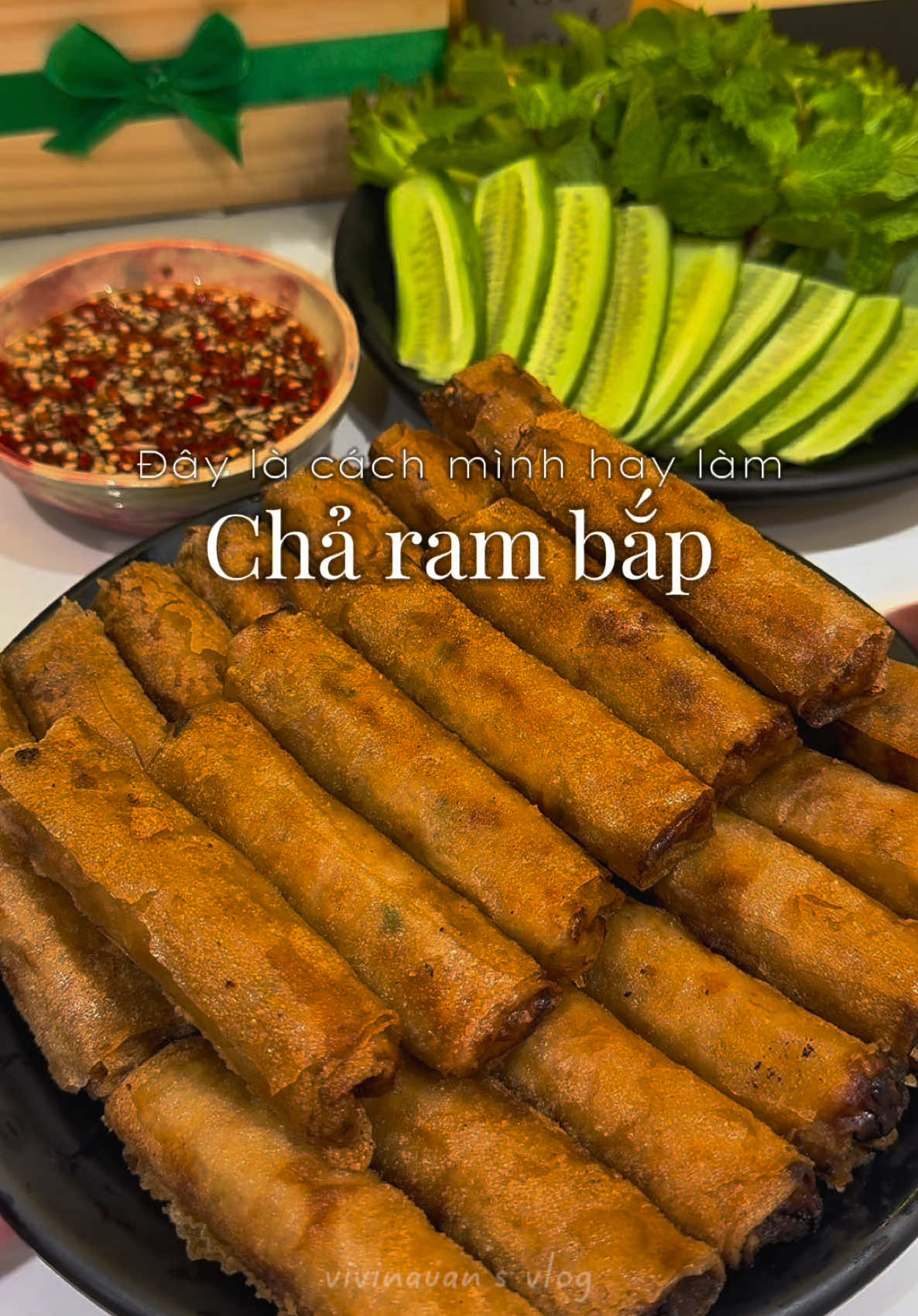 Ram bắp cuốn rau chấm mắm chua ngọt đỉnh chóp🤤 #rambap #vivinauan #homnayangi #monanngon #nauankhongkho 