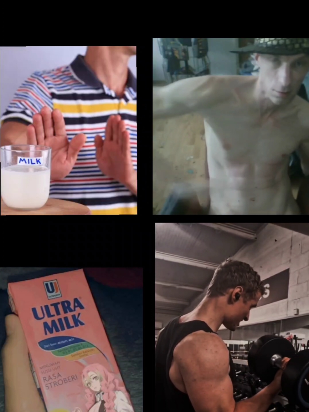 Forbidden milk 😳 #gymmemes  #GymTok #bodybuilding  #Fitness #fitnesstips  #demonslayer  #gymfunny 