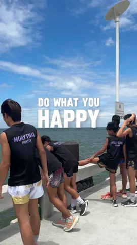 Do what you happy 💜🌈🌨️ #happysoul #bangsaenfightclub 