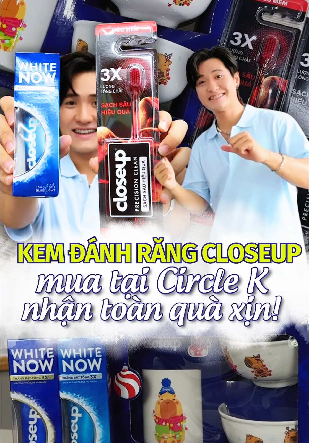 Có quà giáng sinh quá dễ 😚 #quankhonggo #LearnOnTikTok #Closeupvietnam #HoptaccungUnilever #Closeupwhitenow #CloseupxcircleK 