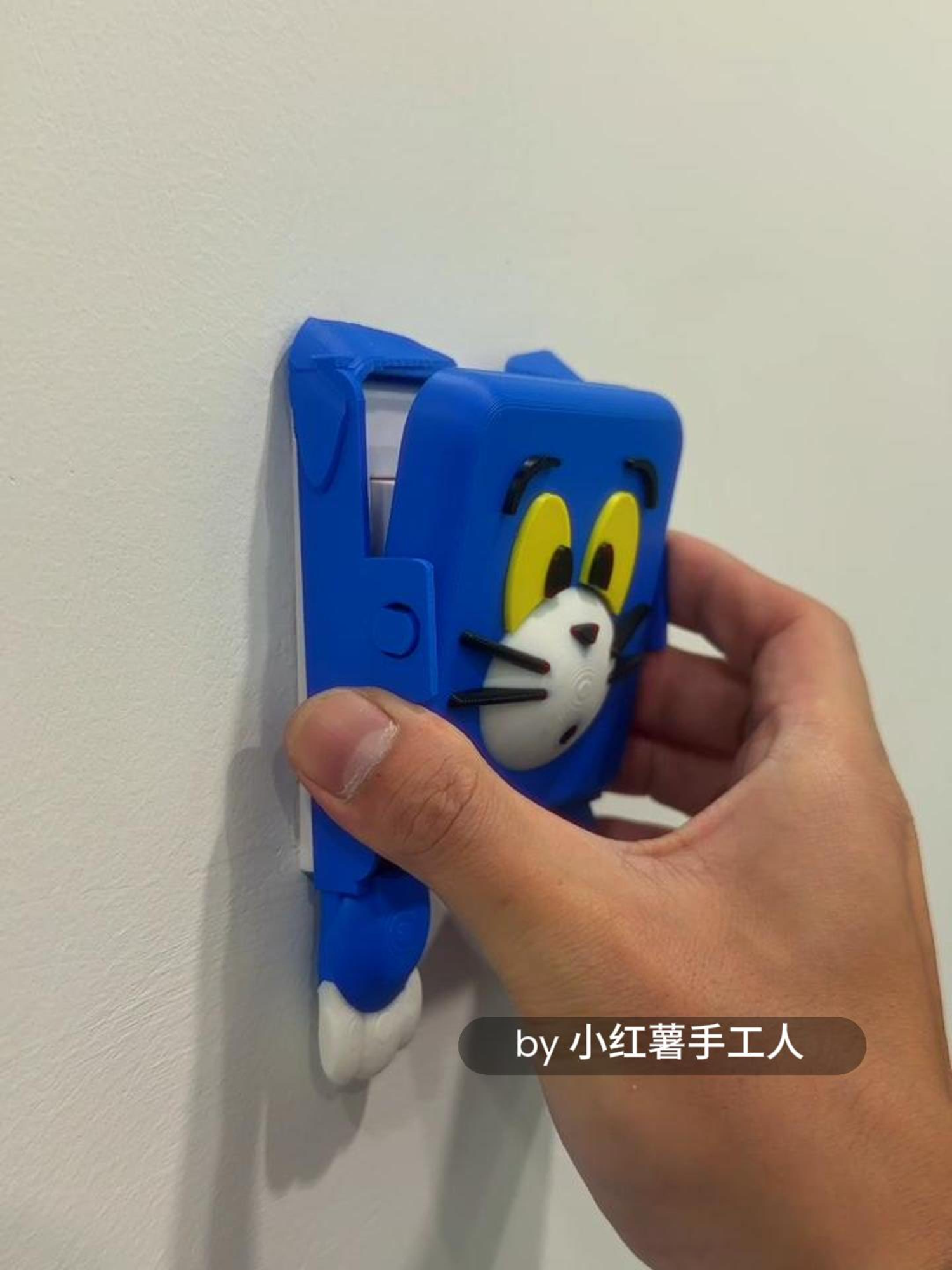 On and off!! Cute 3D Printed light switch! Model: Tom and Jerry Switch by 小红薯手工人 Model files from MakerWorld. #BambuLab #3DPrinting #3Dprintinglife #3Dprinter #tomandjerry