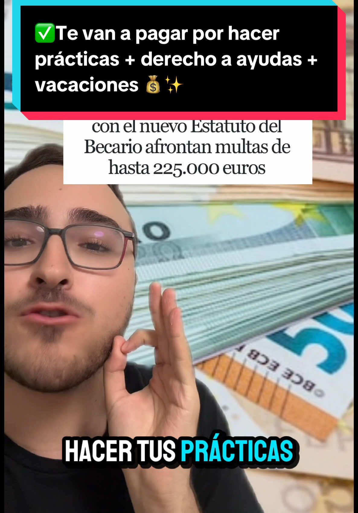 ✅Te van a pagar por hacer prácticas + derecho a ayudas + vacaciones💰✨ #practicas #universidad #gradomedio #gradosuperior 