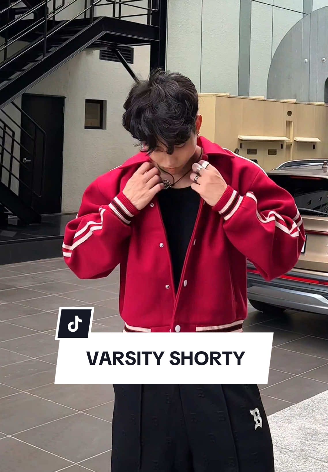 Varsity Shorty Đỏ #thebadgod #xuhuong #sale #viral #unisex #thoitrang #fashion #varsity 