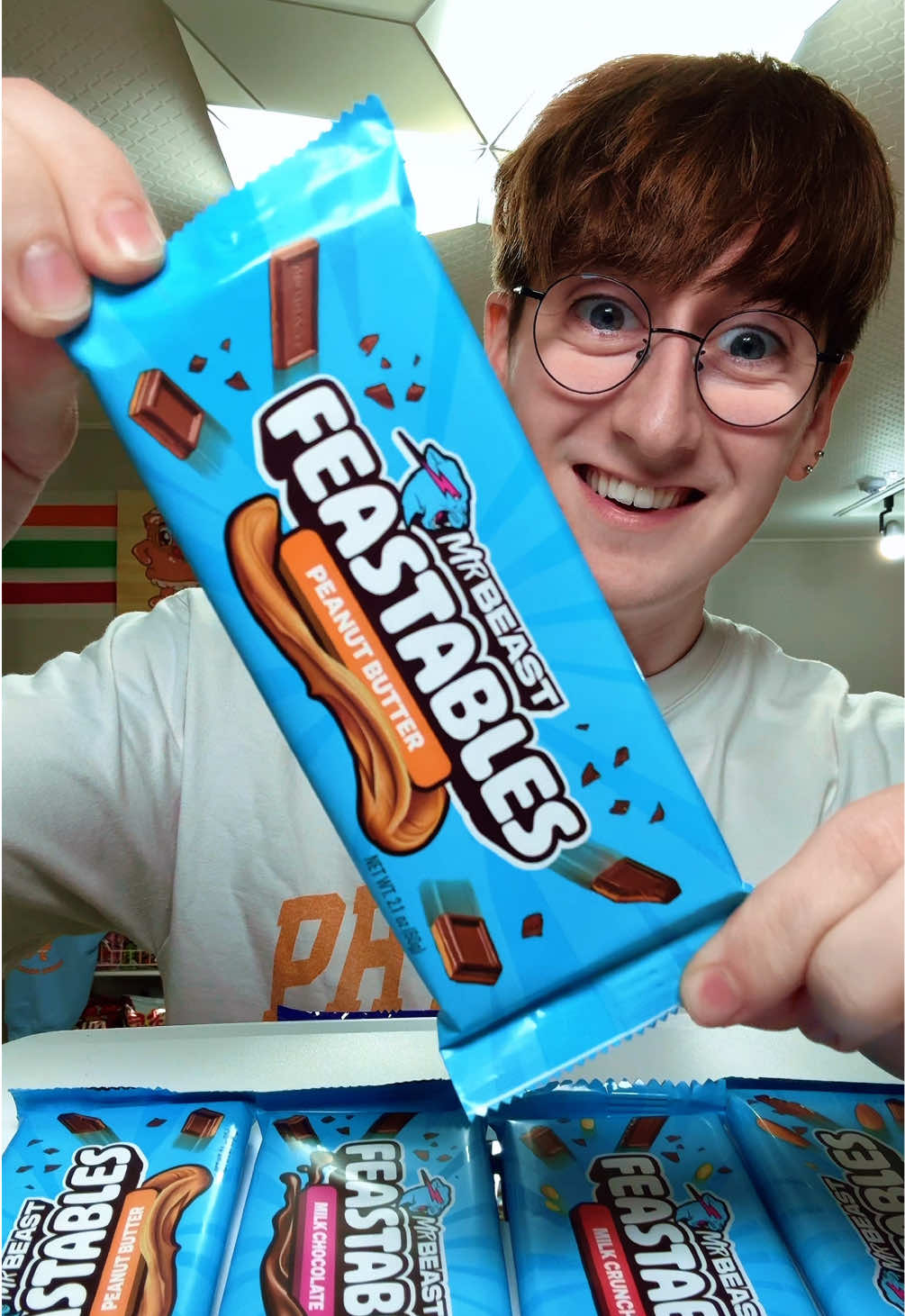 Ranking EVERY Feastables Chocolate Bar! @Feastables @MrBeast #conveniencestore #asmr #mukbang #koreanfood #korea #buldak #ramen 