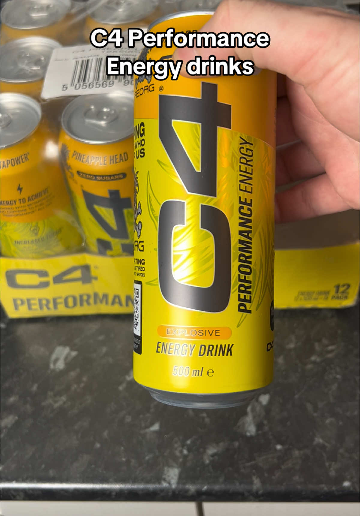 12x 500ml Cans of pineapple C4 performance energy for only £5.81!!! These are a great pre workout drink 💪 they taste amazing and there excellent value for money 🤩 get yours by tapping the link below 👇 #energydrink #c4energy #drink #beverage #preworkoutdrink #refreshing #delicious #tasty #tiktokmademebuyit 