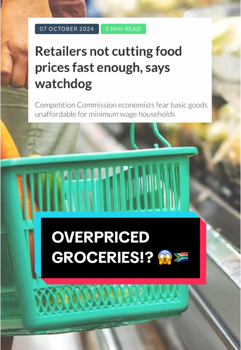 South African retailers are reportedly overcharging South Africans for groceries 😱🇿🇦 #southafrica #tiktoksouthafrica🇿🇦 