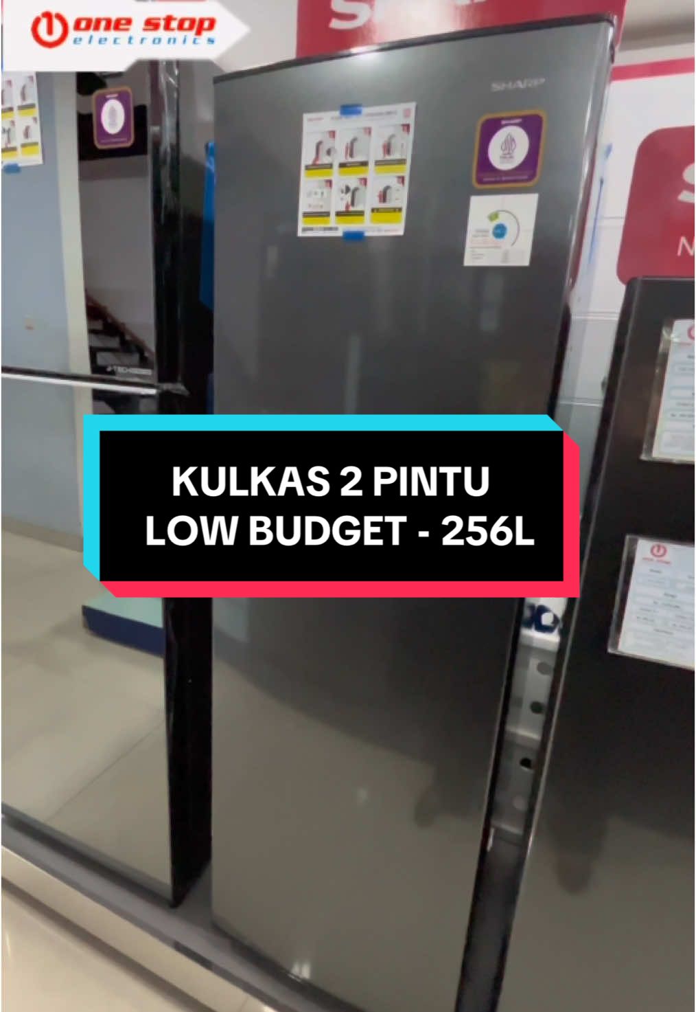 Kulkas 2 pintu low budget kualitas OKE 😎🔥  #kulkas2pintu #kulkas #kulkassharp #rekomendasikulkas #sj316 #racuntiktok #fyp 