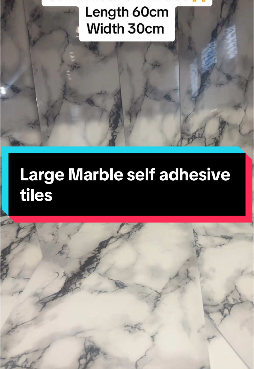 #marbletiles #selfadhesivetiles #selfadhesivemarbletiles #fyp #tiktokmademebuyit #onabudget 